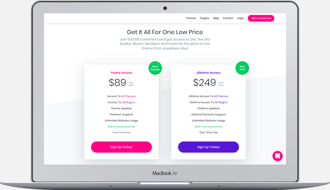 Divi Theme para WordPress sin descuento