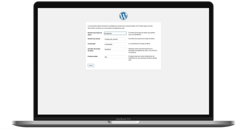 WordPress base de datos