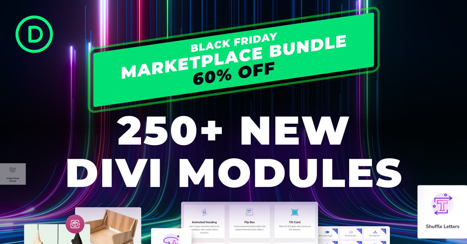 Black Friday 250+ new Divi modules